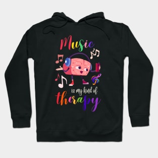 National Aphasia Awareness Day Elderly's Love Music as a Kind Therapy Hoodie